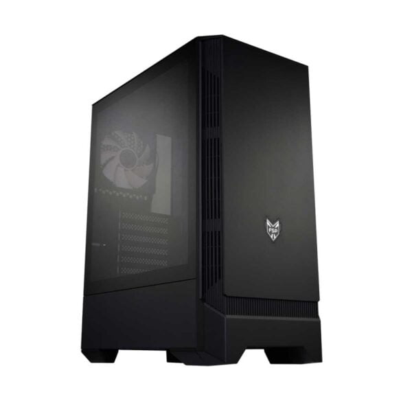FSP CMT260 Tempered Glass Mid-Tower ATX Case  Black